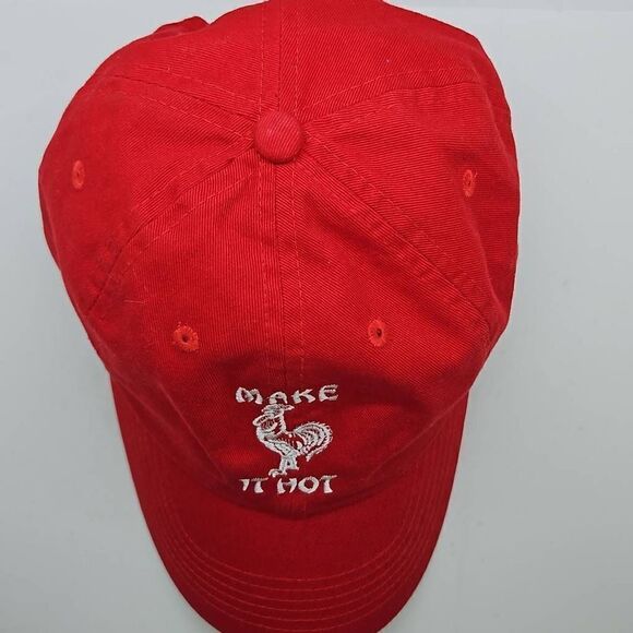 Sriracha Rooster Red Strapback Hat Make It Hot NWOT Multiple Available - Picture 4 of 6